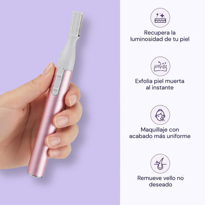 DermaLuxe™ Dermaplaning Sónico en Casa