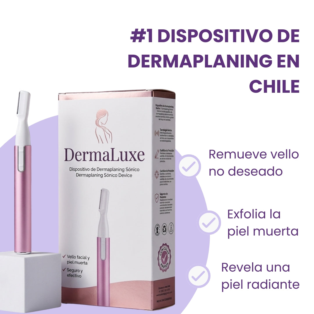 DermaLuxe™ Dermaplaning Sónico en Casa